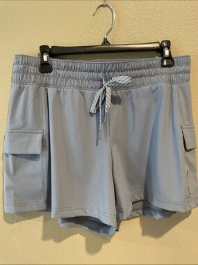 Avalanche Light Blue Women's Cargo Pull-On Shorts